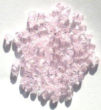 100 4mm Faceted True Pink
